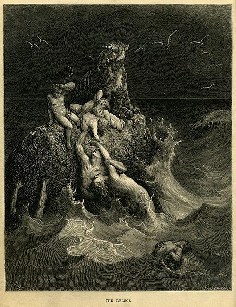 460px-Gustave_Doré_-_The_Holy_Bible_-_Plate_I,_The_Deluge