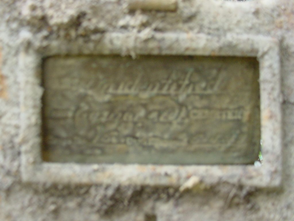 Out of Focus Grave Marker